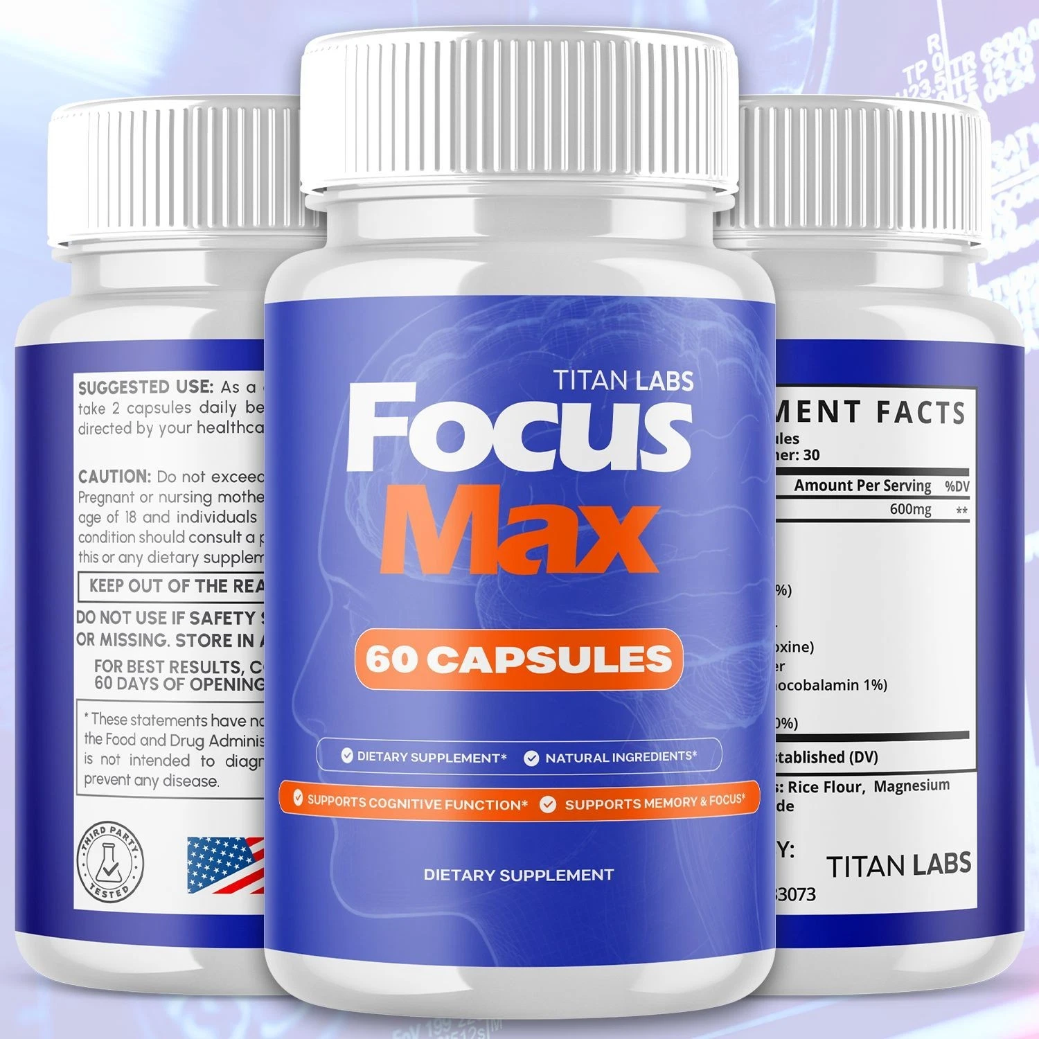 FocusMax 3 bottles - 90 day supply bundle